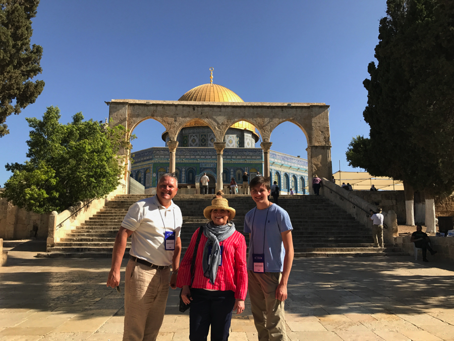 Pastor Mark during trip to Israel