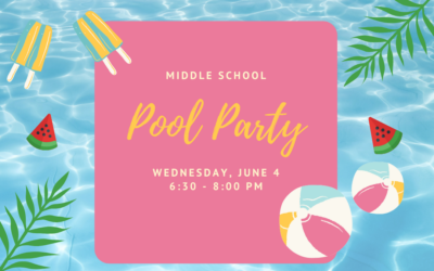Youth Pool Party – June 4