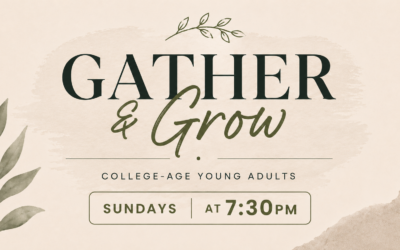 College-Age Summer Small Group